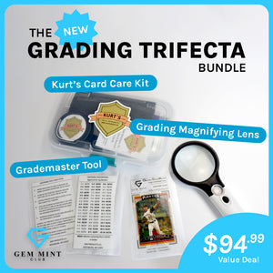 Grading Trifecta: Kurt's Card Care Kit, Magnifying Glass & Grademaster