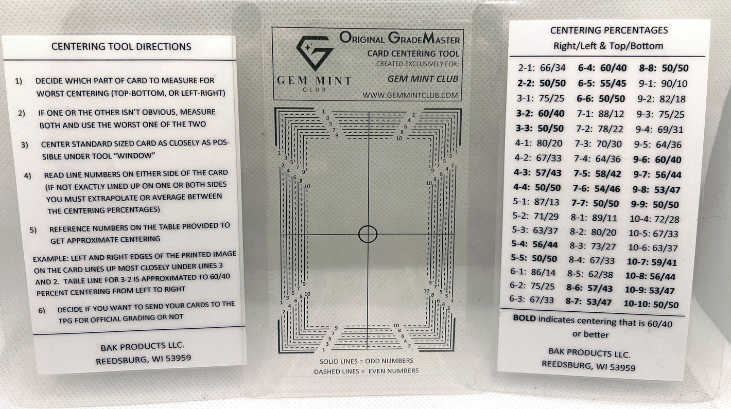 Grademaster Centering Tool